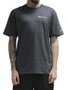 Camiseta Masculina Champion Mini Script Manga Curta Estampada - Grafite Mescla