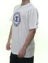 Camiseta Masculina Champion Stamp INK Manga Curta Estampada - Branco
