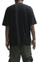 Camiseta Masculina Chocolate Chuck Over Manga Curta Estampada - Preto