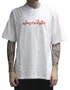 Camiseta Masculina Chocolate Og Chunk Manga Curta Estampada - Branco
