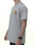 Camiseta Masculina Creature 78 Cross Manga Curta Estampada - Cinza Mesclado