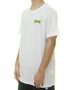 Camiseta Masculina Creature Logo Mini Manga Curta Estampada - Branco