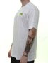 Camiseta Masculina Creature Shredded Manga Curta Estampada - Branco