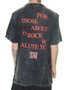Camiseta Masculina DC ACDC About To Rock Manga Curta Estampada - Preto