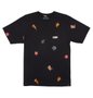 Camiseta Masculina DC All Over Pocket Manga Curta Estampada - Preto