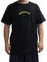 Camiseta Masculina Dc Couch Chilling Manga Curta Estampada - Preto