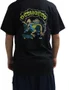 Camiseta Masculina Dc Couch Chilling Manga Curta Estampada - Preto