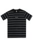 Camiseta Masculina DC Kingspin Stripe Manga Curta Estampada - Preto