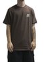 Camiseta Masculina DC Palletline Manga Curta Estampada - Marrom Escuro