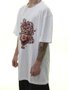 Camiseta Masculina DGK Beam Tee Manga Curta Estampada - Branco