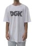 Camiseta Masculina DGK Coop Tee BIG Manga Curta Estampada - Branco