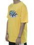 Camiseta Masculina DGK Coop Tee Manga Curta Estampada - Amarelo