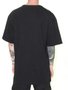 Camiseta Masculina DGK Laundry Tee Big Manga Curta Estampada - Preto