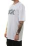 Camiseta Masculina DGK Levels Tee BIG Manga Curta Estampada - Branco
