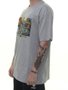 Camiseta Masculina DGK Math Tee Manga Curta Estampado - Cinza Mesclado