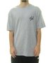 Camiseta Masculina DGK Mini Script Big Manga Curta Estampada - Cinza/Mescla