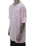 Camiseta Masculina DGK Mini Script Tee Manga Curta Estampada - Rosa
