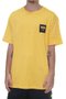 Camiseta Masculina DGK New Pak Color Manga Curta - Amarelo