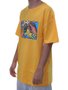 Camiseta Masculina DGK Pull The Pin Manga Curta Estampada - Amarelo
