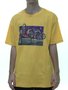 Camiseta Masculina DGK Squad Tee Manga Curta Estampado - Amarelo