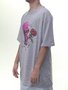 Camiseta Masculina DGK Vixen TEE Manga Curta Estampada - Cinza Mesclado