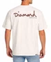 Camiseta Masculina Diamond Brilliant Sign Manga Curta Estampada - Off White