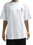 Camiseta Masculina Diamond Dragon Og Oversized Manga Curta Estampada - Branco