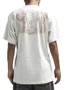 Camiseta Masculina DIamond Eternal Light Manga Curta Estampada - Off White
