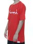 Camiseta Masculina Diamond OG Script Manga Curta Estampada - Vermelho