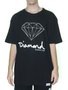 Camiseta Masculina Diamond Og Sign Manga Curta Estampado - Preto