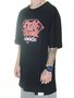 Camiseta Masculina Diamond Ozzy Osbourne Manga Curta Estampada - Preto