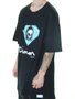 Camiseta Masculina Diamond Reaper Sign Tee Big Manga Curta Estampada - Preto