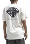 Camiseta Masculina Diamond Stone Cut Industrial Manga Curta Estampada - Off White