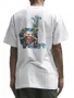Camiseta Masculina Diamond X Dwayne Back Manga Curta Estampada - Branco