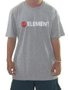 Camiseta Masculina Element Blazin Manga Curta Estampada - Cinza/Mescla