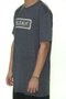 Camiseta Masculina Element Compress Manga Curta Estampada - Cinza Mescla Escuro