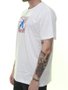 Camiseta Masculina Element Cruzen Manga Curta Estampada - Branco