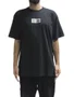 Camiseta Masculina Element Dual Manga Curta Estampada - Preto