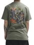 Camiseta Masculina Element Gathering Manga Curta Estampada - Verde