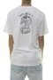 Camiseta Masculina Element Karlov Manga Curta Estampada - Branco
