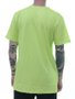 Camiseta Masculina Element Logo Basic Manga Curta - Verde Neon