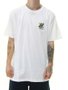 Camiseta Masculina Element M/C Transender Manga Curta Estampada - Branco
