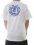 Camiseta Masculina Element Nimbos Manga Curta Estampada - Branco