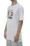 Camiseta Masculina Element Peoria Manga Curta Estampada  - Branco