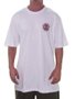 Camiseta Masculina Element Seal BP Manga Curta Estampada - Branco