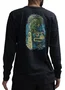 Camiseta Masculina Element Timber The A Hike Manga Longa Estampada - Preto