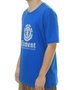 Camiseta Masculina Element Vertical Color Manga Curta Estampada - Azul