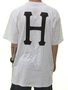Camiseta Masculina Essentials Classic H Manga Curta Estampada - Branco