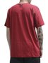 Camiseta Masculina Federal Art Jamai Manga Curta Estampada  - Vermelho