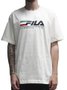 Camiseta Masculina Fila Comfort Motor Sport Manga Curta Estampada - Off White
